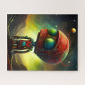 Milo de kosmische ruimtevaarder van de ster legpuzzel (Horizontaal)