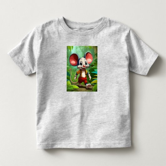 Milo de Oerwoud Muis Kinder Shirts (Voorkant)