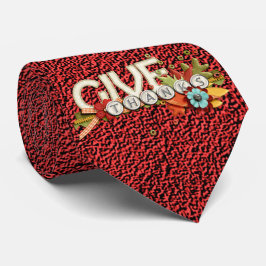 Milo Geef Bedankt Thanksgiving Red Stropdas