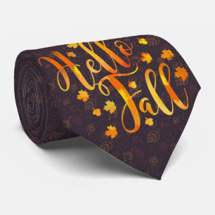 Milo Hallo Fall Leaves Dark Stropdas
