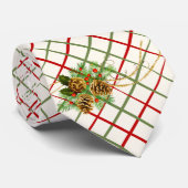 Milo KerstHolly en Pinecones Stropdas (Opgerold)