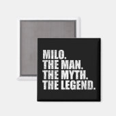 Milo naam, Milo De Man De Mythe De Legende Magneet (Voorkant / Achterkant)