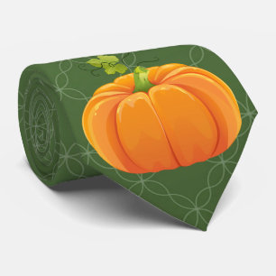 Milo Pumpkin Thanksgiving green Stropdas