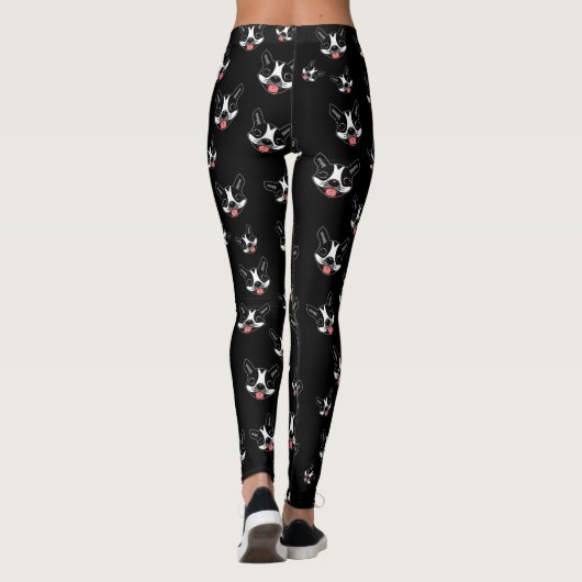 Milo The Boston Terrier Leggings (Achterkant)