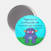 Milo the Monster, w/quote Magneet (Voorkant / Achterkant)