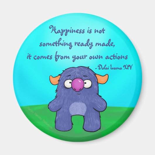 Milo the Monster, w/quote Magneet (Voorkant)