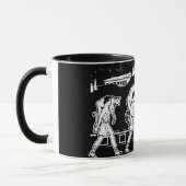 Milo van Croton en de stier - Gym Motivatie Mok (Links)