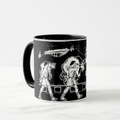 Milo van Croton en de stier - Gym Motivatie Mok (Voorkant links)