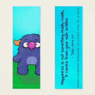 Milo, w/quote, gelukskaarten mini visitekaartjes