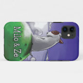Milo & Ze Case-Mate iPhone Case (Achterkant (horizontaal))