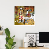 Milonga Gaucha Tango Poster (Thuiskantoor)