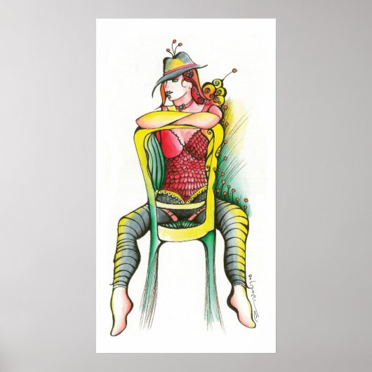 Milonguerita Tango Poster (Voorkant)