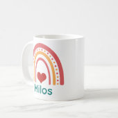 Milos  Boho Rainbow Koffiemok (Voorkant links)