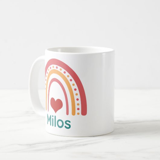 Milos Boho Rainbow Koffiemok (Voorkant links)