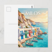 Milos Griekenland Briefkaart (Voorkant / Achterkant)
