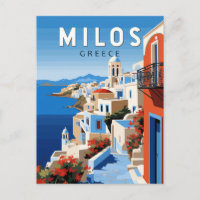 Milos Griekenland Reizen Kunst Vintage