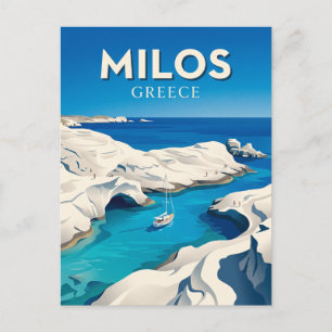 Milos Sarakiniko Griekenland Briefkaart