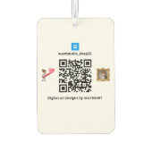 Milo's Window: de perfecte plek om te dromen Luchtverfrisser (Achterkant)