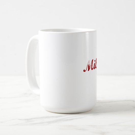 Milpitas California Classic Design Koffiemok (Voorkant links)