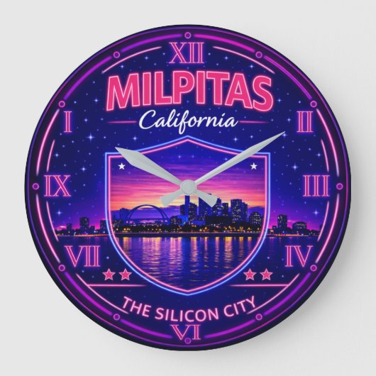 Milpitas California Silicon Valley  Grote Klok (Voorkant)
