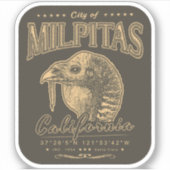 MILPITAS SANTA CLARA - SILICON VALLEY CALIFORNIË STICKER (Voorkant)