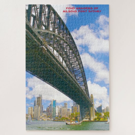 Milsons Point Sydney Jigzaag Puzzle Legpuzzel (Verticaal)