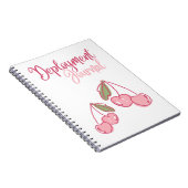 MilSpouse Deployment Journal met roze kersen Notitieboek (Rechterzijde)
