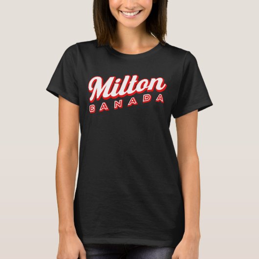 Milton Canada T-shirt (Voorkant)