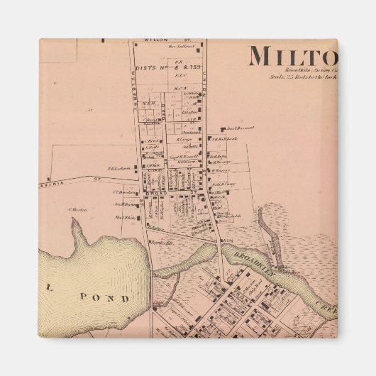 Milton Delaware Magneet (Voorkant)