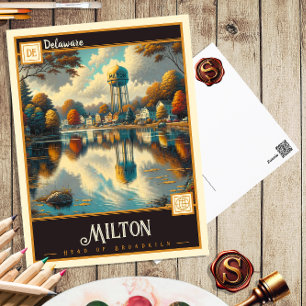 Milton, Delaware   Oude ansichtkaart Briefkaart