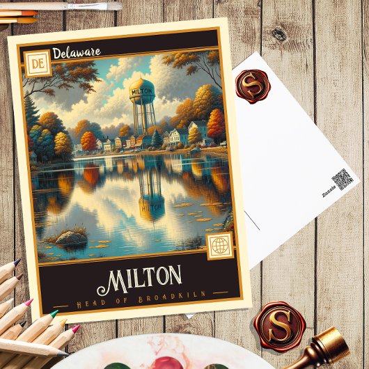 Milton, Delaware | Oude ansichtkaart Briefkaart