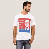 Milton Friedman Citaat: De kracht om goed te doen T-shirt (Voorkant volledig)