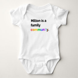 Milton is een Family Community PRIDE LGBTQ+ bodysu Romper