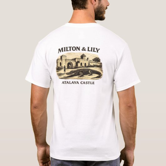 Milton & Lily – Atalaya Castle | Georgetown SC T-shirt (Achterkant)