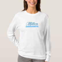 Milton Massachusetts Modern T-Shirt met lange mouw