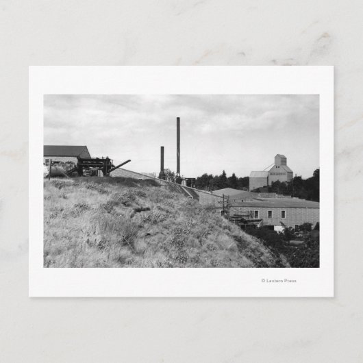 Milton, Oregon Uitzicht van Town Elevator Foto Briefkaart (Voorkant)