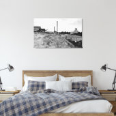 Milton, Oregon Uitzicht van Town Elevator Foto Canvas Afdruk (Insitu (Slaapkamer))