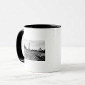 Milton, Oregon Uitzicht van Town Elevator Foto Mok (Voorkant links)