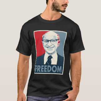 Milton Retro Friedman Graphic T-shirt