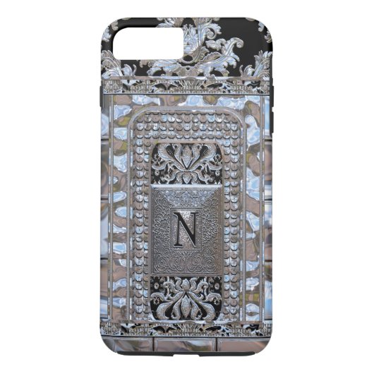 Miltonshire Vogue Monogram N Case-Mate iPhone Case (Achterkant)