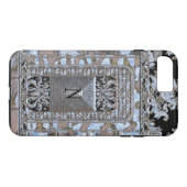 Miltonshire Vogue Monogram N Case-Mate iPhone Case (Achterkant (Horizontaal))