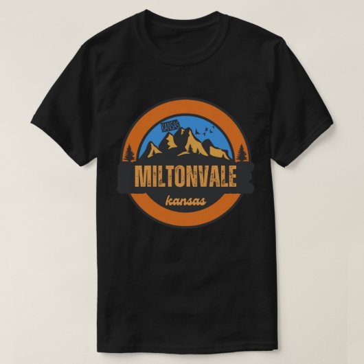 Miltonvale, Kansas T-shirt (Design voorkant)