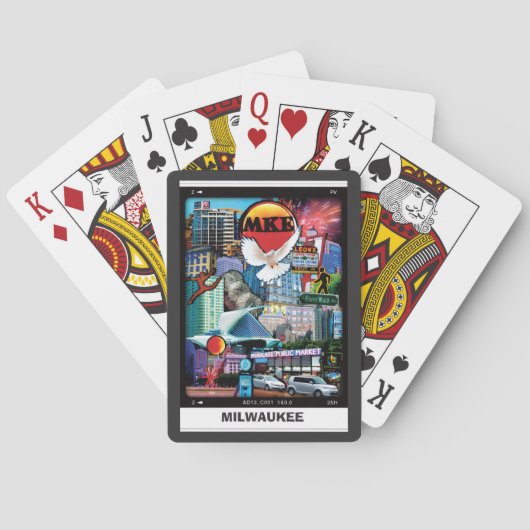 Milwaukee 2026 pokerkaarten (Achterkant)