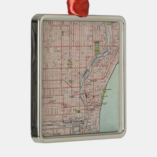 Milwaukee 2 metalen ornament (Rechts)