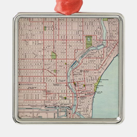 Milwaukee 2 metalen ornament (Voorkant)