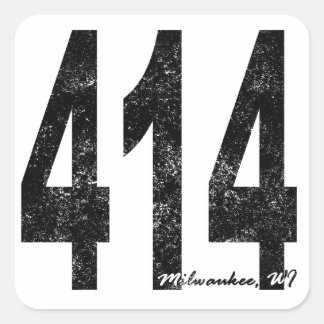 Milwaukee 414 vierkante sticker