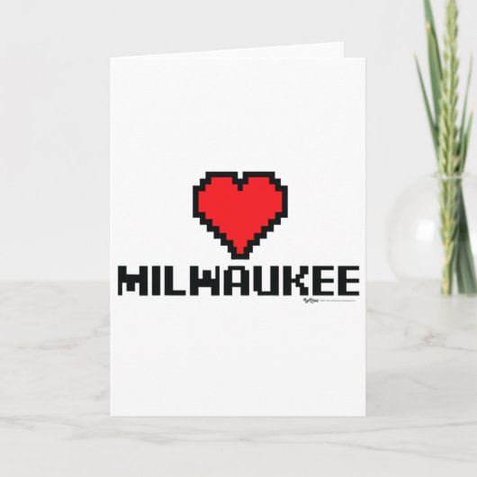 Milwaukee 8-bit Gamer Stad Kaart (Voorkant)