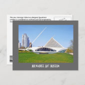 Milwaukee Art Museum Briefkaart (Voorkant / Achterkant)