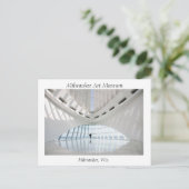 Milwaukee Art Museum Briefkaart (Staand voorkant)