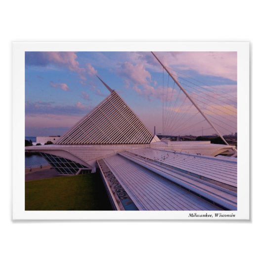 Milwaukee Art Museum Foto Afdruk (Voorkant)